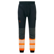 Portwest KX341 PW3 Hi-Vis flexi Class 1 nadrág fekete-narancs