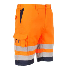 Portwest L043 - Hi-Vis könnyű poli-pamut jólláthatósági munkavédelmi rövidnadrág több színben láthatósági ruházat