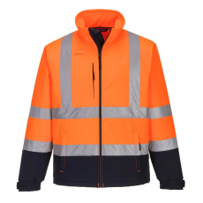 Portwest Láthatósági kontraszt Softshell (3L) Orange/Navy M