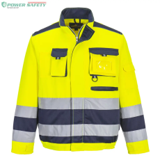 Portwest Lille Hi-Vis kabát - Sárga/Navy