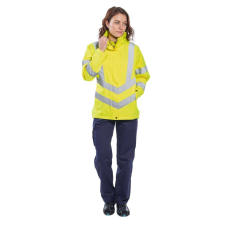 Portwest -LW70 S HiVis légáteresztő védőkabát sárga láthatósági ruházat