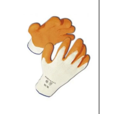Portwest Mártott latex kesztyű (kisker csomagolás) (narancs, L) védőkesztyű