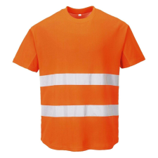 Portwest Mesh fényvisszaverő biztonsági póló-C394 XXXL narancs láthatósági ruházat
