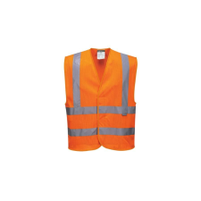 Portwest MeshAir mellény fekete betétekkel láthatósági ruházat