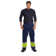 Portwest MODAFLAME Hi-Vis derékvédő nadrág-MV26 XL sárga