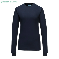 Portwest Modaflame Knit FR női hosszú ujjú póló - Navy női póló