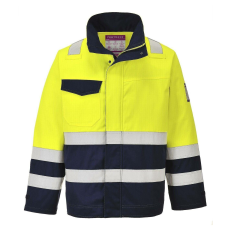 Portwest MODAFLAME MV25YNRL Hi-Vis kabát, sárga/fekete, L-es méret
