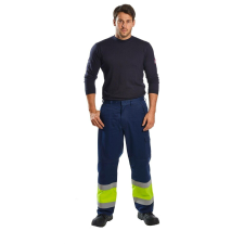 Portwest MODAFLAME Portwest-MV26 Hi-Vis derékvédő nadrág XXXL sárga láthatósági ruházat