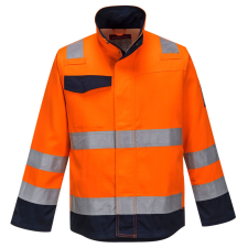 Portwest Modaflame RIS narancs/navy kabát munkaruha