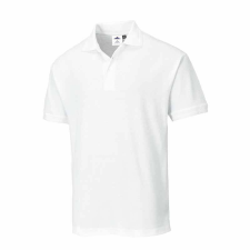 Portwest Nápoly Polo Shirt (fehér, S) munkaruha
