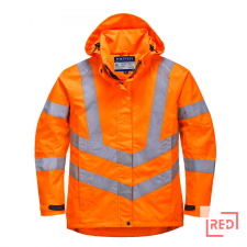 Portwest Női jól láthatósági lélegző esőkabát láthatósági ruházat