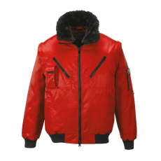 Portwest Pilóta Dzseki (piros, 3XL)