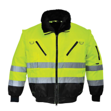 Portwest PJ50YBRXXXL Portwest Jól láthatósági pilóta dzseki láthatósági ruházat