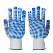 Portwest Polka Dot Plus kesztyű A113 Fehér/Kék XL méret védőkesztyű