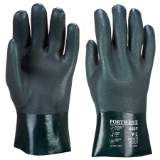 Portwest Portwest Duplán mártott PVC védőkesztyű 27 cm védőkesztyű