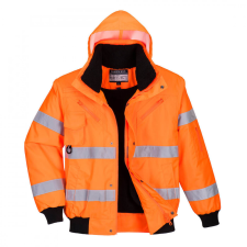 Portwest Portwest Hi-Vis 3 az 1-ben Bomber dzseki láthatósági ruházat