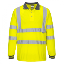 Portwest Portwest Hi-Vis hosszú ujjú pólóing láthatósági ruházat