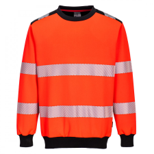 Portwest Portwest PW3 Hi-Vis Crew Neck pulóver láthatósági ruházat