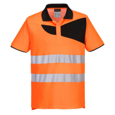 Portwest PW212 Hi-Vis munkavédelmi póló narancs/fekete színben láthatósági ruházat