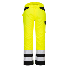Portwest PW241 Hi-Vis Nadrág (sárga/fekete, 34) láthatósági ruházat
