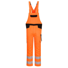 Portwest PW244 Hi-Vis mellesnadrág (narancs/fekete, L)