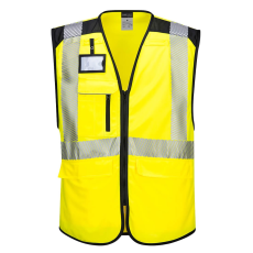 Portwest PW309 PW3 Hi-Vis Executive mellény (sárga/fekete, S)