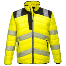 Portwest PW371 PW3 Hi-Vis baffle kabát sárga-fekete láthatósági ruházat