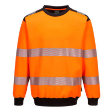 Portwest PW379OBRL Portwest PW3 Hi-Vis Crew Neck pulóver munkaruha