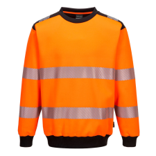 Portwest PW379OBRXL Portwest PW3 Hi-Vis Crew Neck pulóver munkaruha