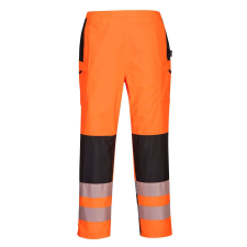 Portwest PW386 PW3 Hi-Vis női eső nadrág (narancs/fekete, M) láthatósági ruházat