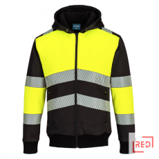 Portwest PW3 Class 1 zippzáros téli kapucnis pulóver
