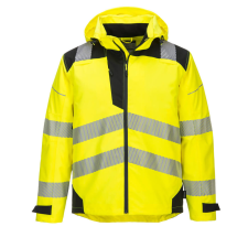 Portwest PW3 Extreme lélegző esőkabát Yellow/Black 5XL láthatósági ruházat