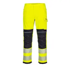 Portwest PW3 FR Modaflame Hi-Vis lángálló nadrág Yellow/Navy 46