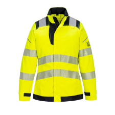 Portwest PW3 FR Modaflame Hi-Vis női lángálló kabát Yellow/Black S munkaruha
