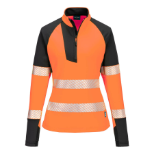 Portwest PW3 Hi-Vis 1/4 Cipzáras Sweatshirt láthatósági ruházat