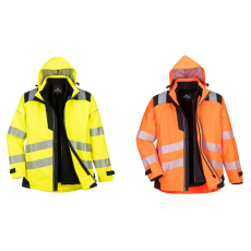 Portwest PW3 Hi-Vis 3-in-1 kabát - Sárga/Narancs