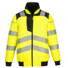 Portwest PW3 Hi-Vis 3-in-1 Pilota kabát Yellow/Black S