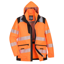 Portwest PW3 Hi-Vis 5-in-1 kabát Orange/Black XL láthatósági ruházat
