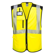 Portwest PW3 Hi-Vis Executive mellény Yellow/Black S