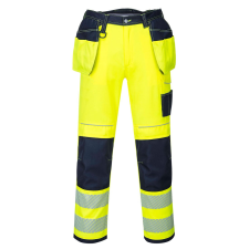 Portwest PW3 Hi-Vis Holster nadrág (sárga/tengerészkék, 34) láthatósági ruházat