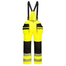 Portwest PW3 Hi-Vis kantáros nadrág Yellow/Black L