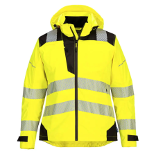 Portwest PW3 Hi-Vis női esőkabát Yellow/Black XL láthatósági ruházat