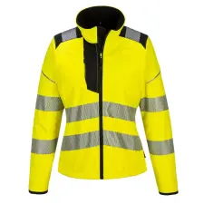 Portwest PW3 Hi-Vis női Softshell Yellow/Black XS láthatósági ruházat