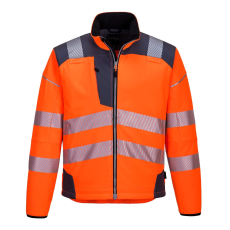 Portwest PW3 Hi-Vis Softshell kabát (narancs/szürke, L)