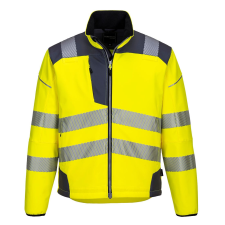 Portwest PW3 Hi-Vis Softshell kabát (sárga/szürke, XL) láthatósági ruházat