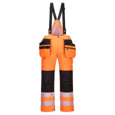 Portwest PW3 Hi-Vis téli nadrág Orange/Black S