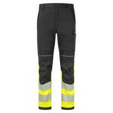 Portwest PW3 Modaflame Work Hi-Vis Class 1 FR nadrág Yellow/Black 32