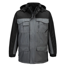Portwest RS kéttónusú kabát Black/Grey L munkaruha