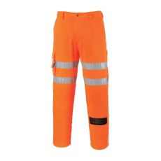 Portwest RT46 Hi-Vis vasúti Combat nadrág narancs