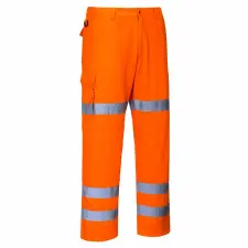 Portwest RT49 Hi-Vis három sávos Combat nadrág narancs színben munkaruha